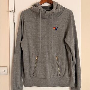 Aviator Nation Ninja Hoodie | Heather Grey | Medium | NWOT